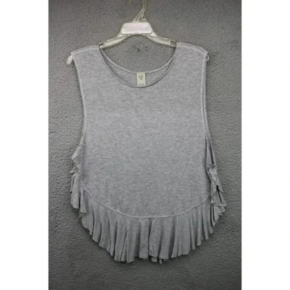 We the Free Women's Open Side Tank Top-Size Large-Rayon-Gray - Picture 1 of 9